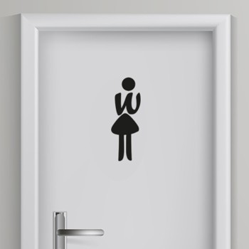 Toilet Sticker | Naambordjevoordeur.be
