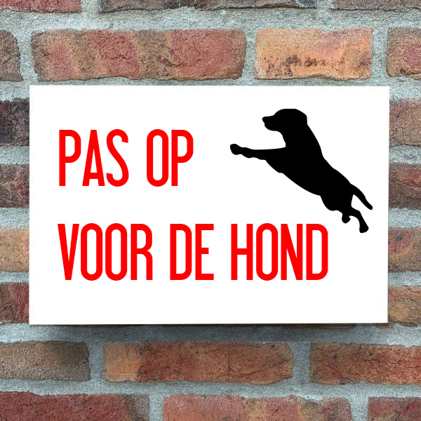 Honden naambord