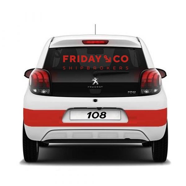 Sticker voor auto
